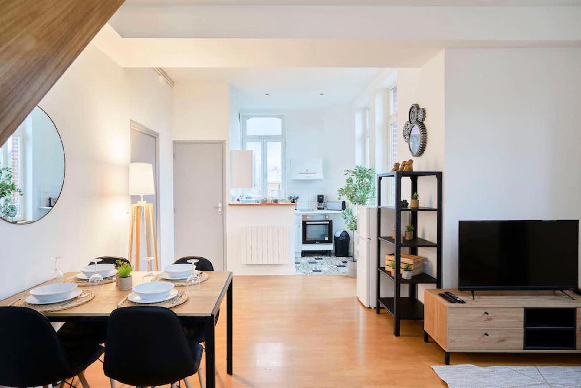 Locationstourcoing - Le Duplex Apartment Exterior foto